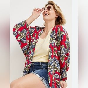 Americana Floral Kimono NWT L/XL Maurices brand